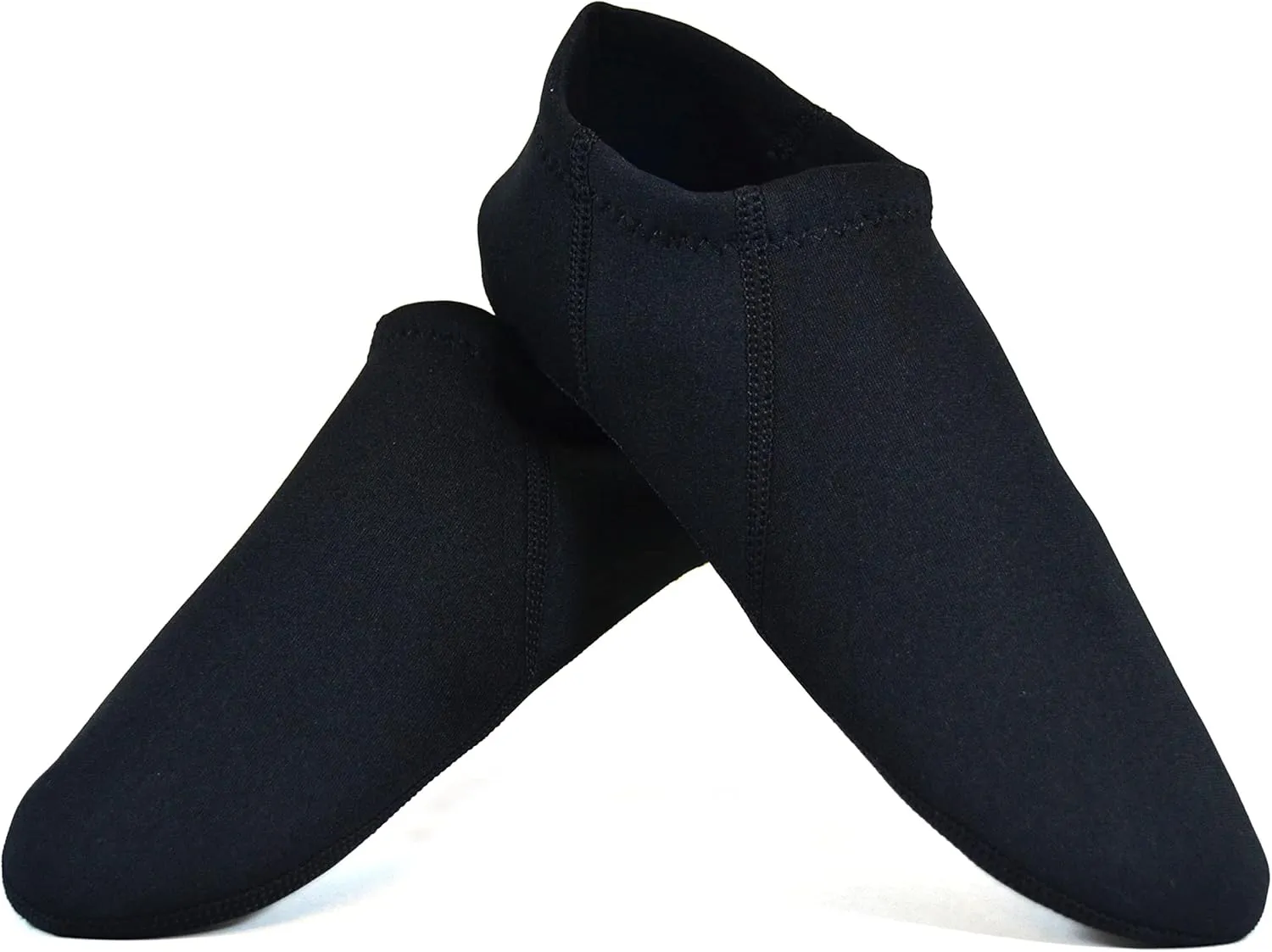 Booties Men's Shoes, Foldable & Flexible Footwear, Fold and Go Travel Shoe, Yoga Socks, Indoor Shoes, Slippers, Black, Large