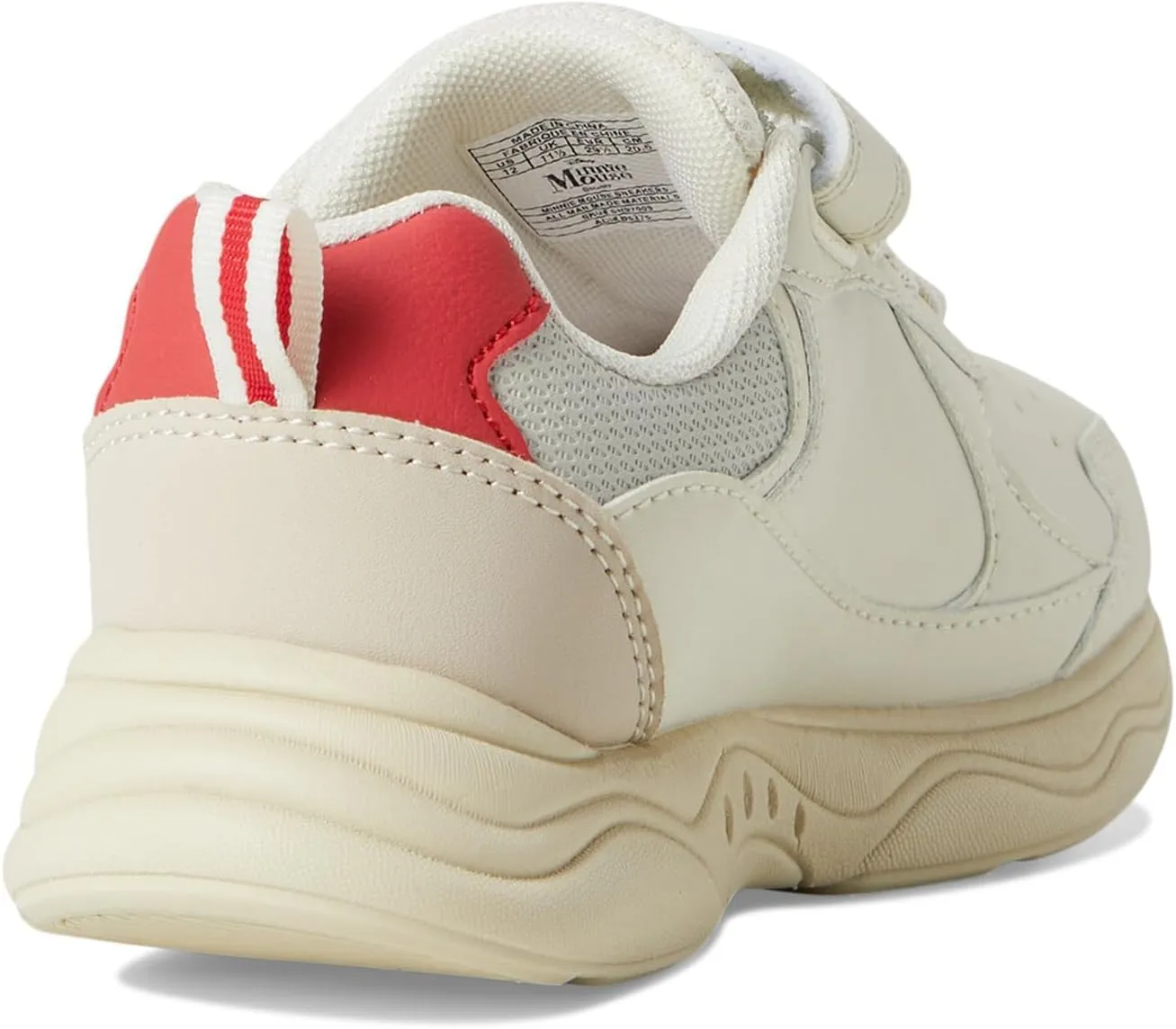 Disney Minnie Mouse Kids Sneakers - Girls Cute Comfy Lightweight Strap-On Walking Shoes (Size Little Kid - Big Kid)