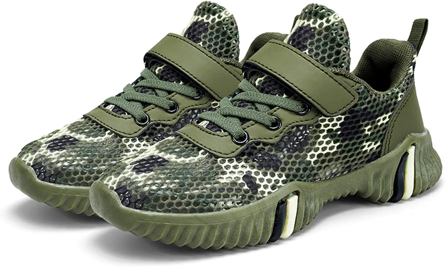 Eliogn Kids Sneakers for Boys Running Shoes Lightweight Breathable Walking Shoes