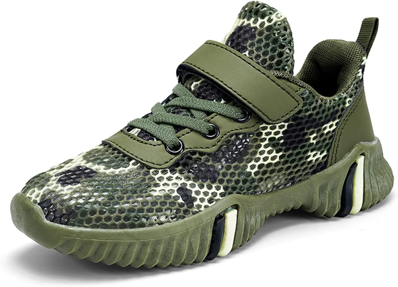Eliogn Kids Sneakers for Boys Running Shoes Lightweight Breathable Walking Shoes