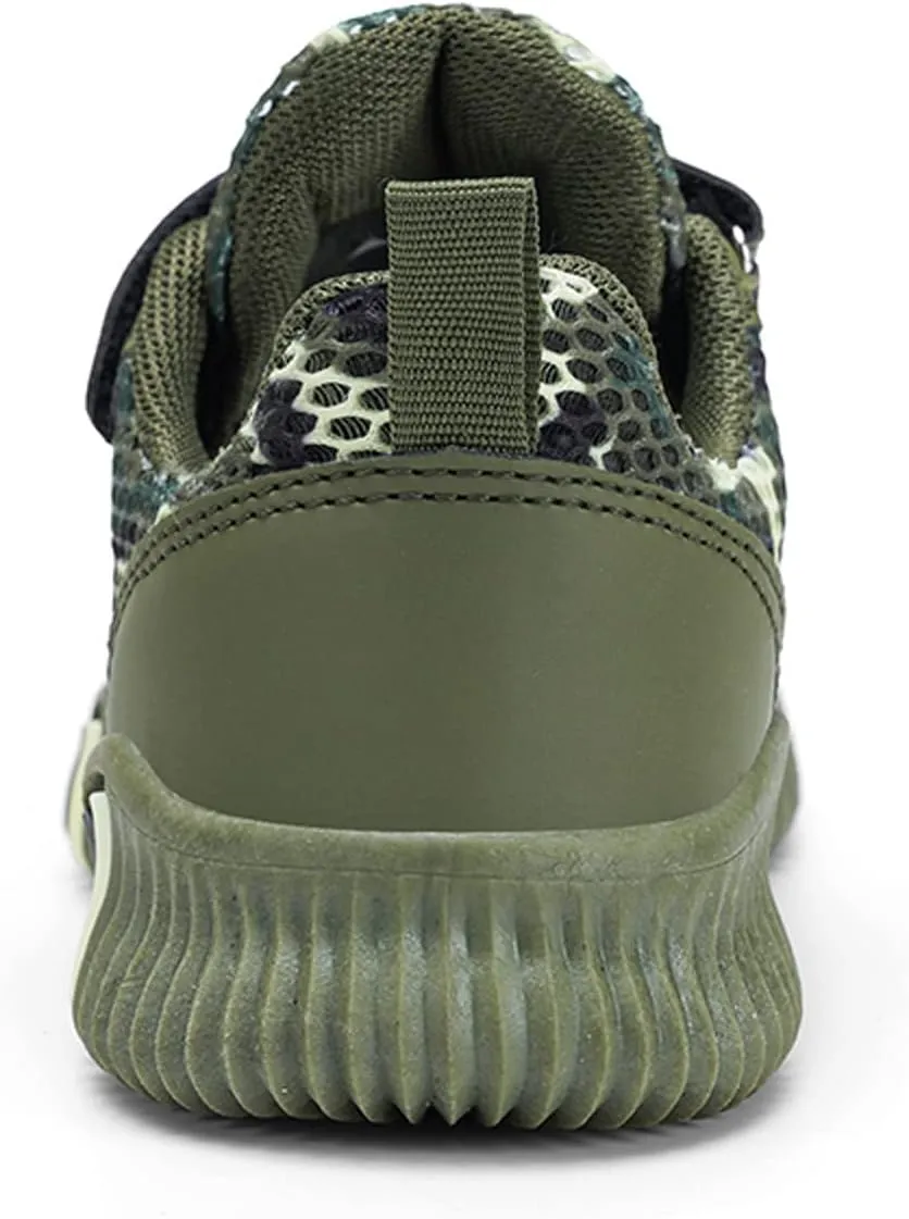 Eliogn Kids Sneakers for Boys Running Shoes Lightweight Breathable Walking Shoes