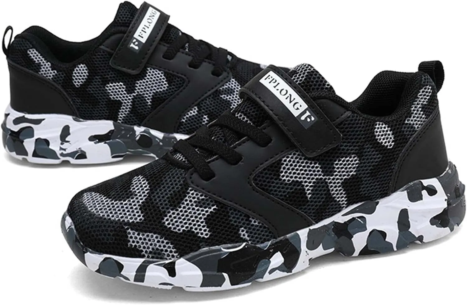 Eliogn Kids Sneakers for Boys Running Shoes Lightweight Breathable Walking Shoes