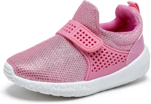 Kids' Sneakers Lightweight Breathable Walking Shoes Fashion Tape for Boys Girls Casual Shoes
