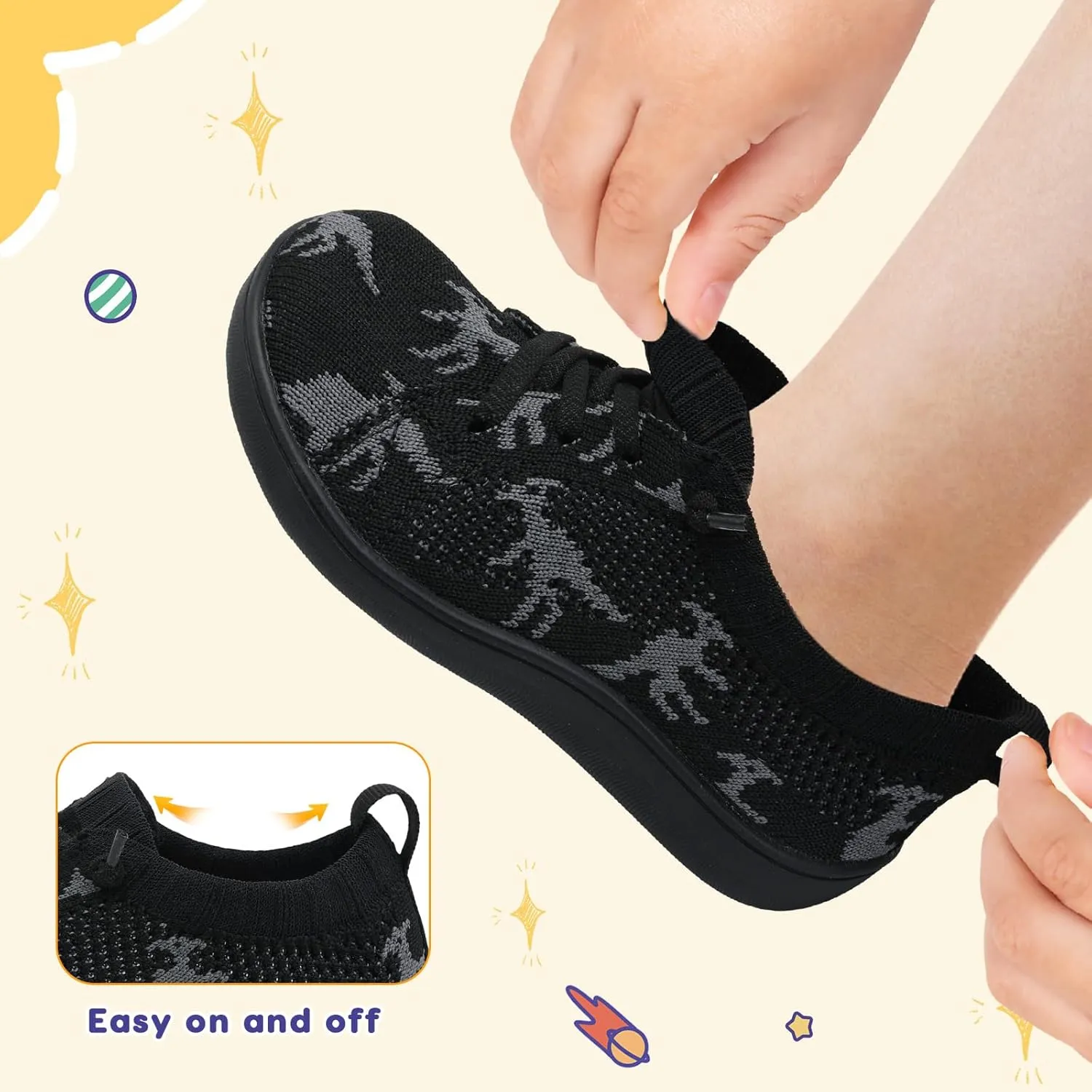 LeIsfIt Toddler Shoes Girls Boys Wide Shoes Kids Zero Drop Minimalist Sneakers Barefoot Slip on Tennis Sneakers