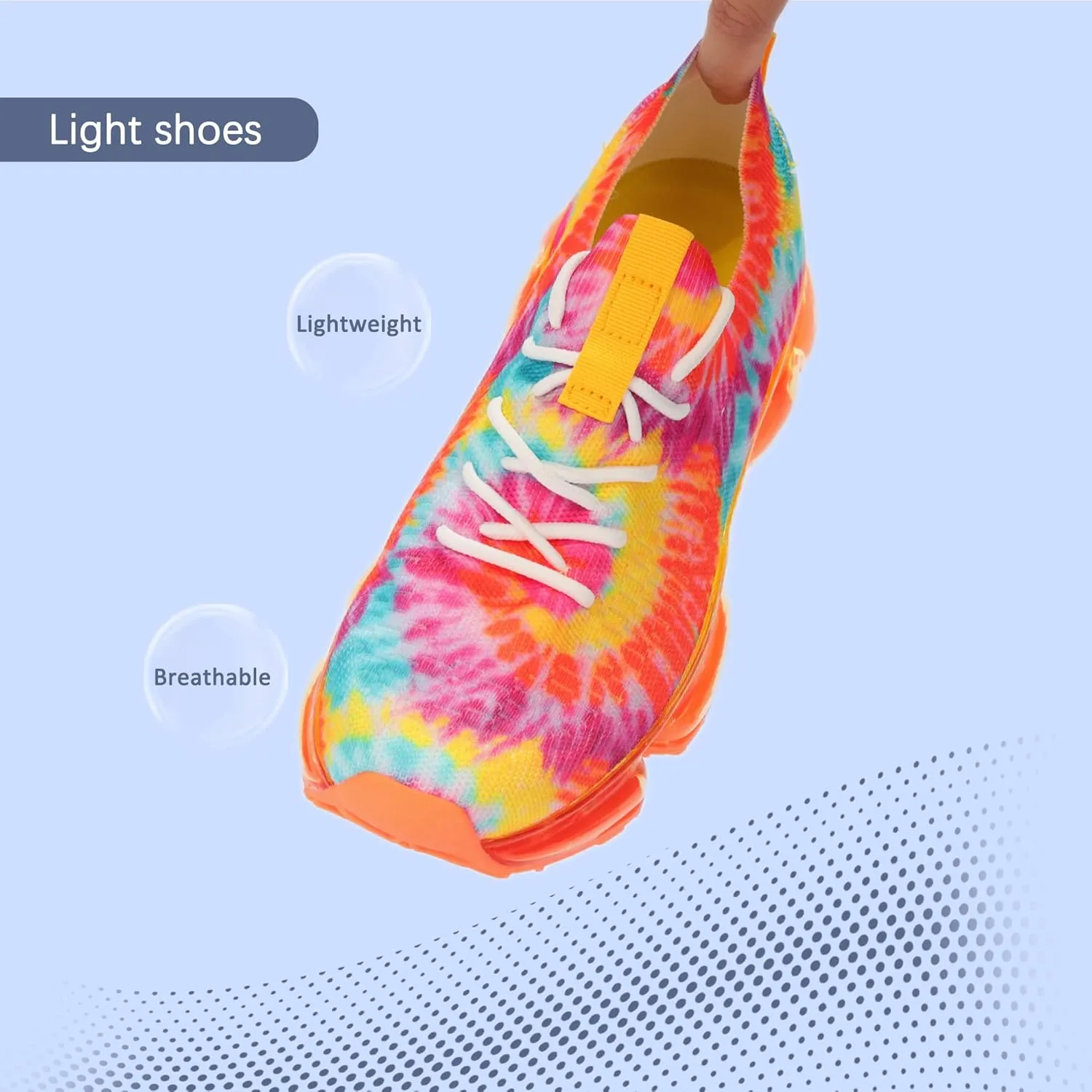 LUCKY STEP Women Air Cushion Fashion Sneakers Breathable Casual Comfortable Lightweight Walking Shoes