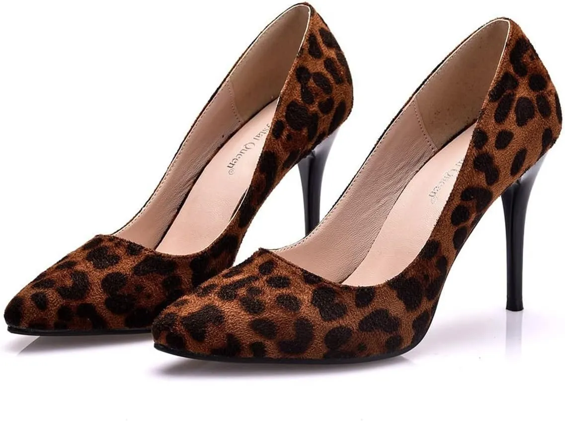 LUXINYU,Women Pointed Toe Heels Fashion Elegant Shallow Solid Ladies Pumps Sexy Stiletto Leather Heeled Dress Shoes Comfort Work Shoes