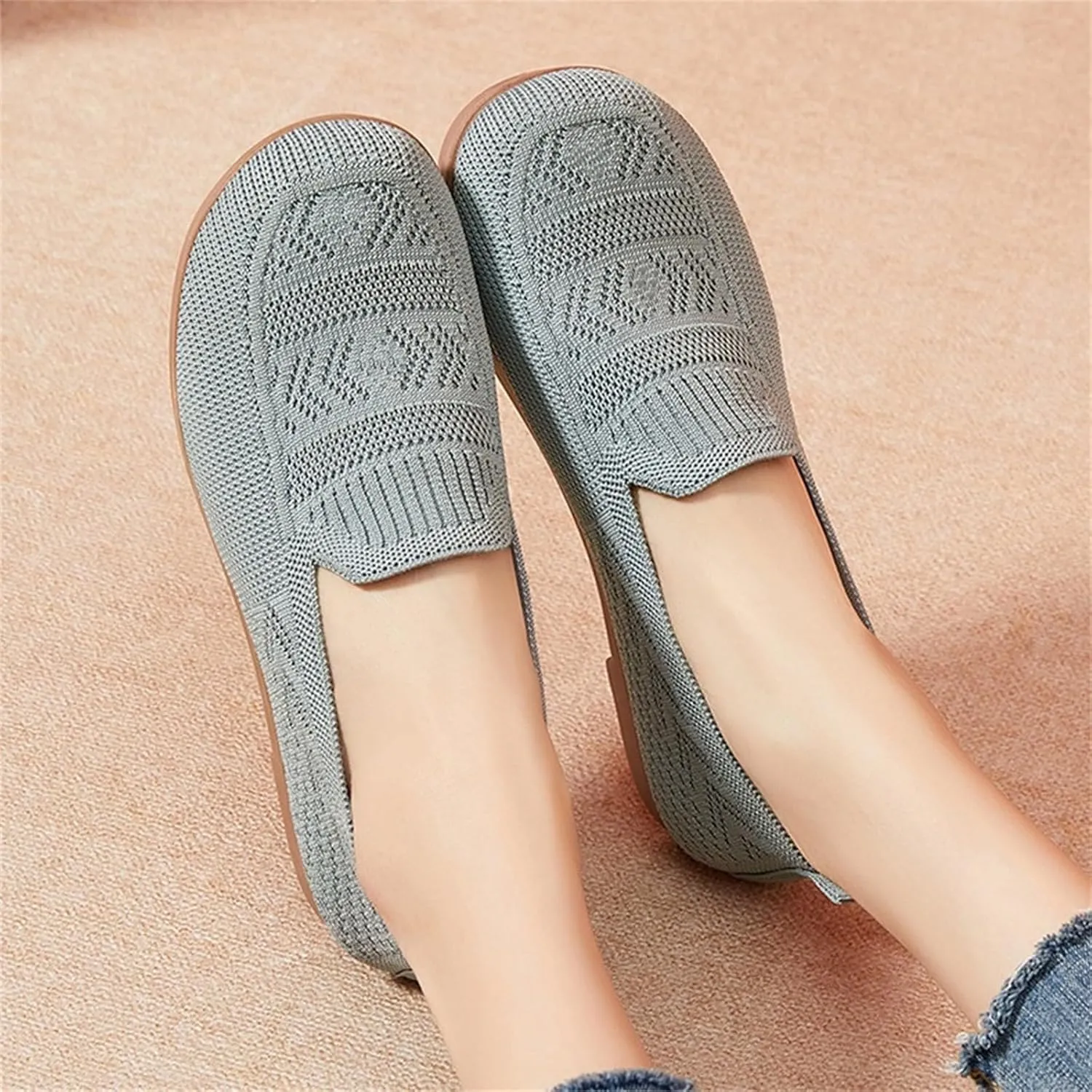 Men Slip on Casual Trainers Walking Shoes Breathable Slip-on Lightweight Comfortable Tennis Mesh Sneaker 2025