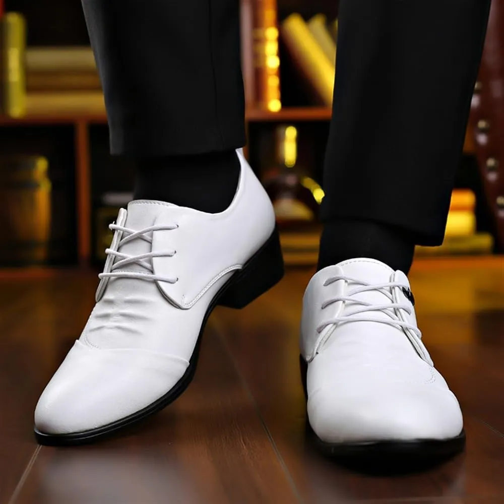 Men's Black Oxford Dress Shoes, Modern Leather Office Loafers, Comfortable Orthopedic Casual Work Flats, Stylish Walking Shoes for Men