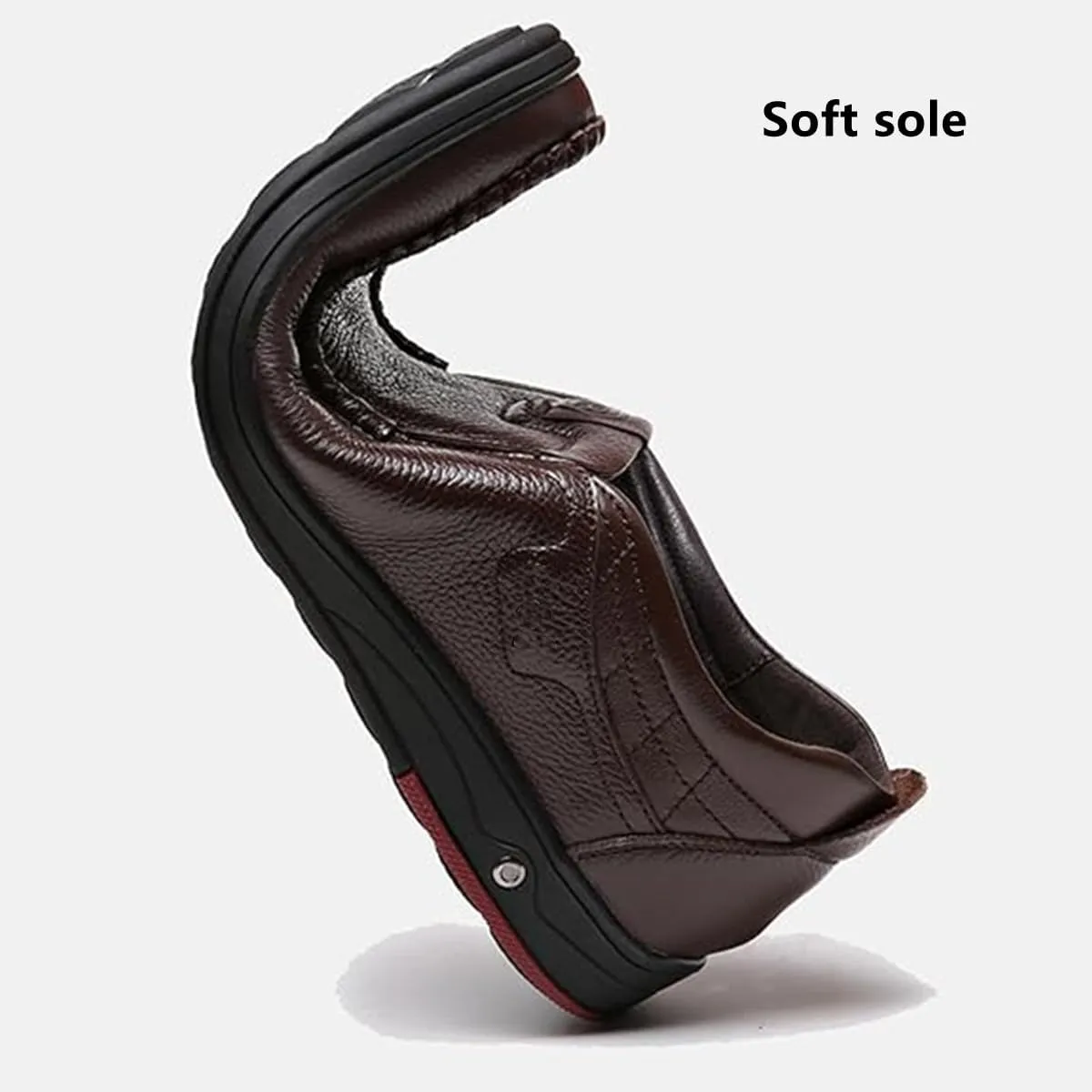 Mens Business Dress Shoes,Comfortable Relaxed Fit Slip On Driving Shoes,Lightweight Casual Leather Loafers with Arch Support