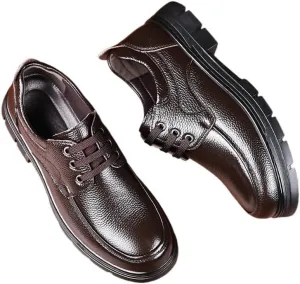 Men's Comfort Orthopedic Dress Shoes Business Office Loafers Leather Fashion Dress Sneakers Comfort Walking Driving Shoes