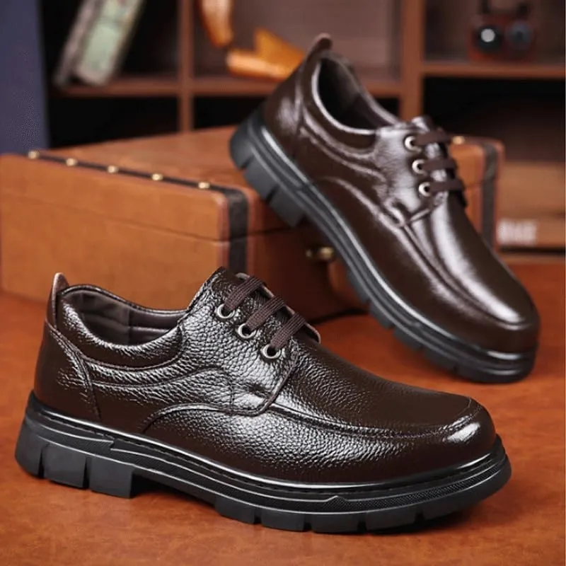 Men's Comfort Orthopedic Dress Shoes Business Office Loafers Leather Fashion Dress Sneakers Comfort Walking Driving Shoes