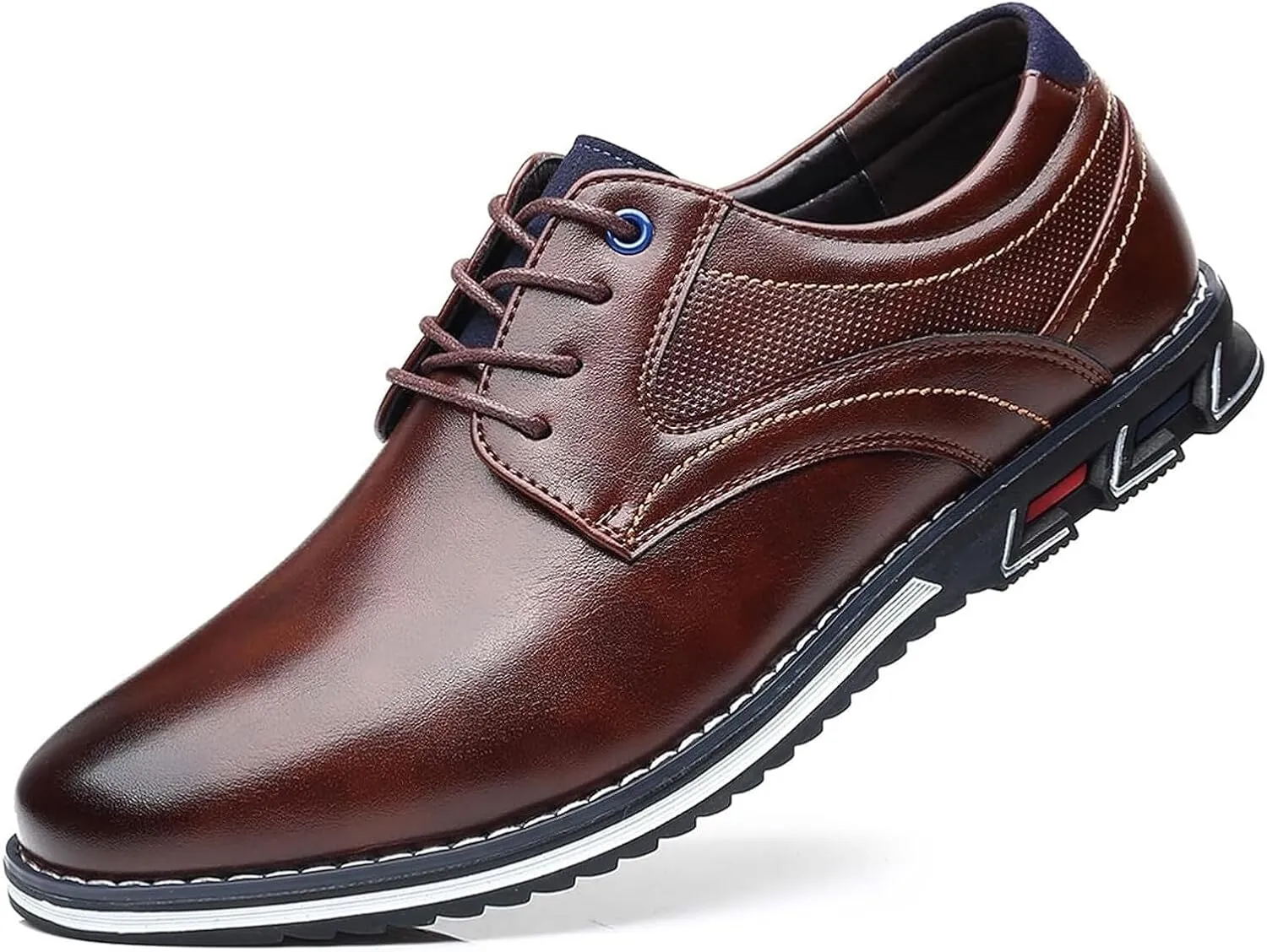 Men’s Dress Shoes Casual Business Oxford Derby Orthopedic Leather Shoes Comfortable Walking Shoes Office Loafers Work Flats Men's Shoes