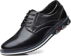 Men’s Dress Shoes Casual Business Oxford Derby Orthopedic Leather Shoes Comfortable Walking Shoes Office Loafers Work Flats Men's Shoes