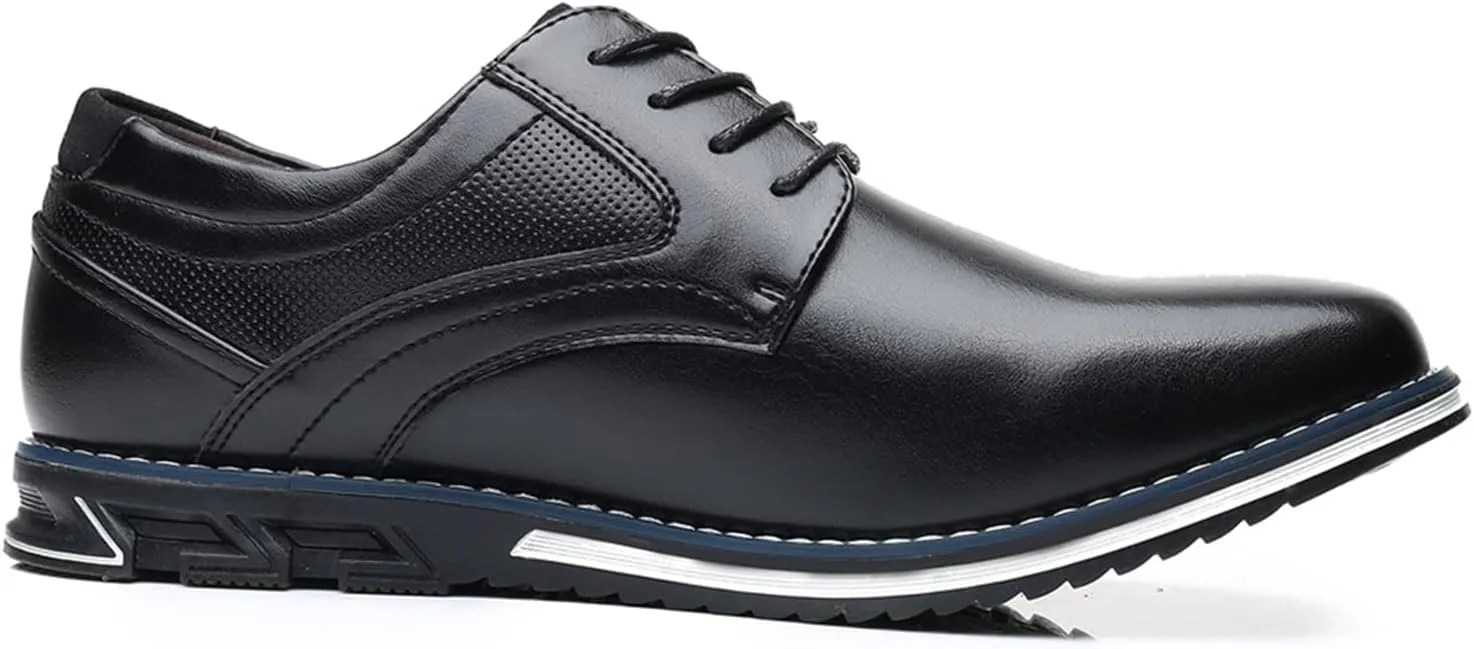 Mens Dress Shoes Pointed-Toe Lace-Up Orthopedic Oxfords Shoes Walking Flat Sneakers Work Office Loafers Driving Shoes