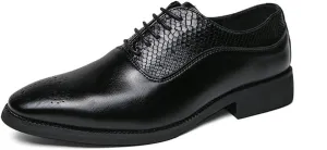 Men's Lace Up Dress Shoes Casual Business Oxford New Orthopedic Leather Shoes Comfortable Walking Shoes Office Loafers Work Flats