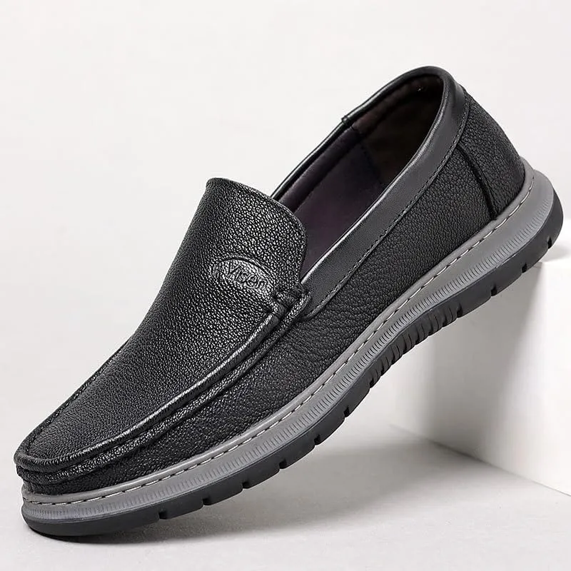 Mens Shoes Walking Shoes Men's Comfortable Relaxed Fit Lightweight Breathable Arch Support Cushioned Walking Shoes Business Casual Slip On Loafers Orthopedic Dress Shoes Comfort Fashion Driving Shoes