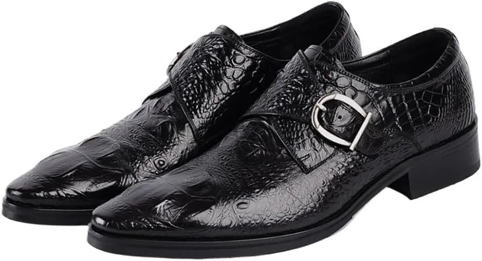 Men's Slip-On Comfort Orthopedic Dress Shoes Pointed Tip Casual Business Oxford New Leather Shoes Walking Office Loafers