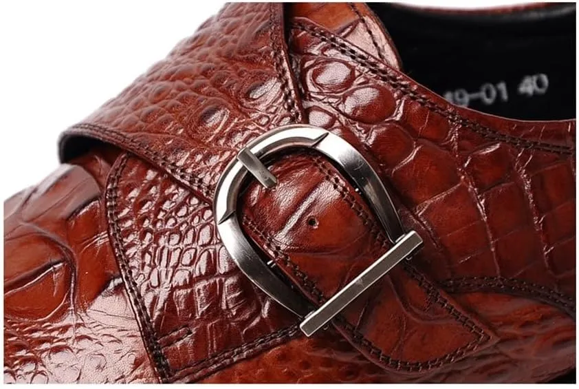 Men's Slip-On Comfort Orthopedic Dress Shoes Pointed Tip Casual Business Oxford New Leather Shoes Walking Office Loafers