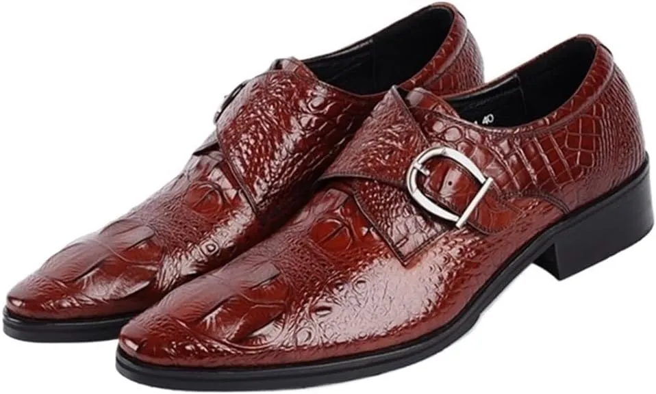 Men's Slip-On Comfort Orthopedic Dress Shoes Pointed Tip Casual Business Oxford New Leather Shoes Walking Office Loafers