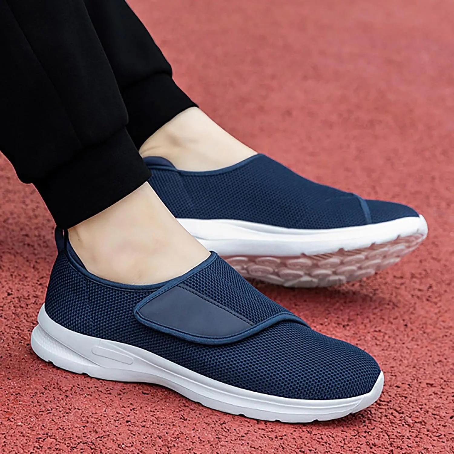 Mens Slip On Men's Shoes Light Breathable Walking Shoes Sneakers Casual Running Jogging