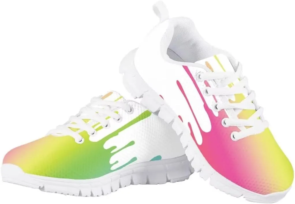 PinUp Angel Kids Sneakers Boy Tennis Shoes Girls Mesh Running Shoes Lightweight Walking Shoes