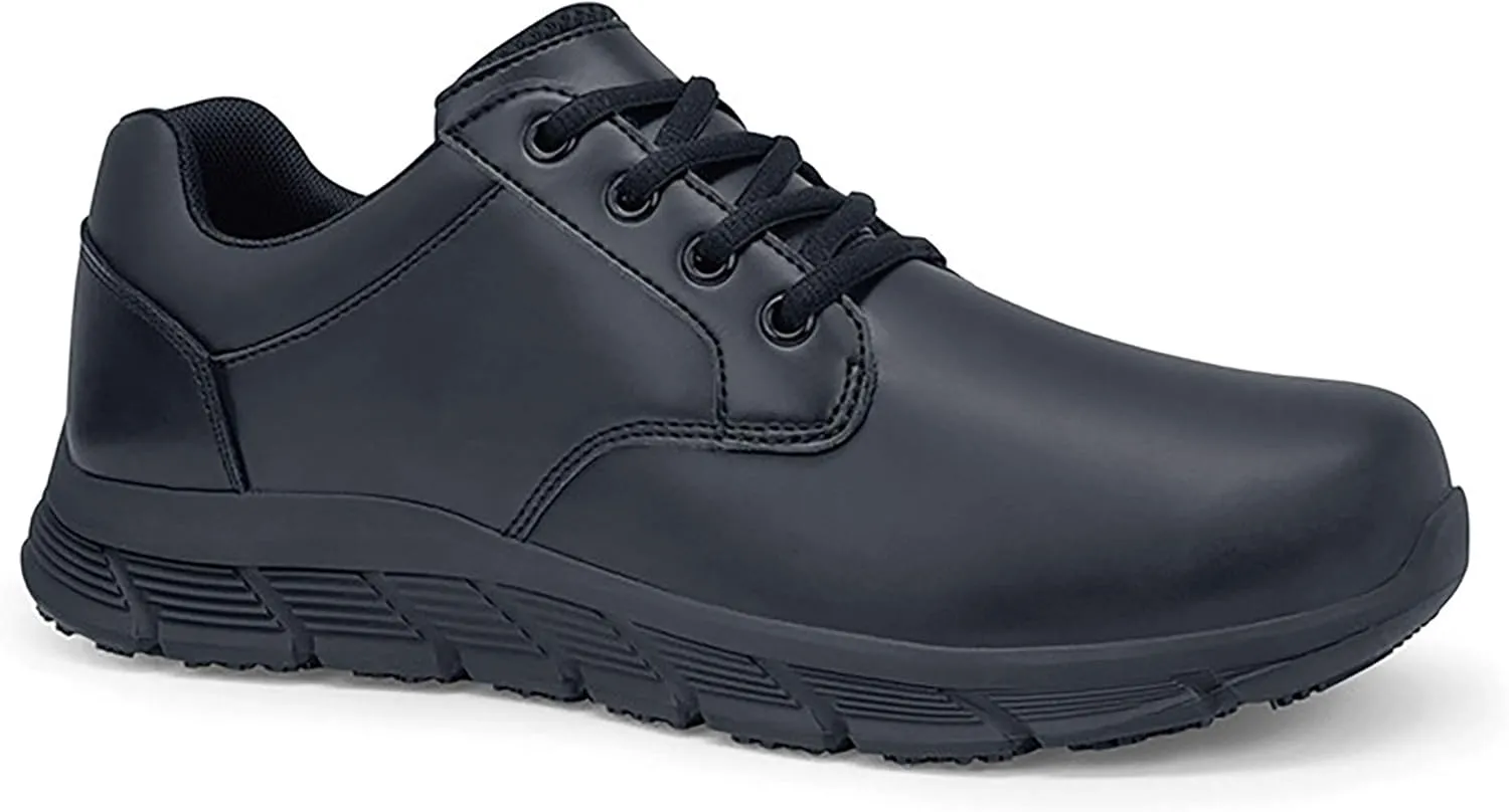 Shoes for Crews Saloon II, Men's Slip Resistant Work Shoes, Water Resistant, Black