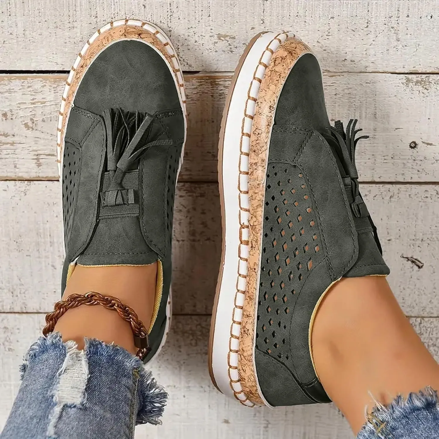 Sneakers for Women, Women Round Toe Canvas Flats Shoes Slip On Shoes Casual Sport Shoes Walkings Shoes Office Loafers