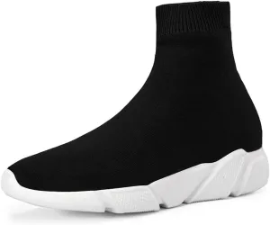 SUNROLAN Fashion Lightweight Sock Sneakers for Women Athletic Running Shoes Breathable Walking Shoes