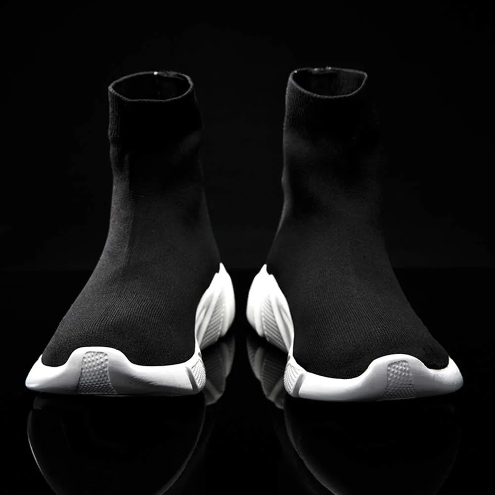 SUNROLAN Fashion Lightweight Sock Sneakers for Women Athletic Running Shoes Breathable Walking Shoes