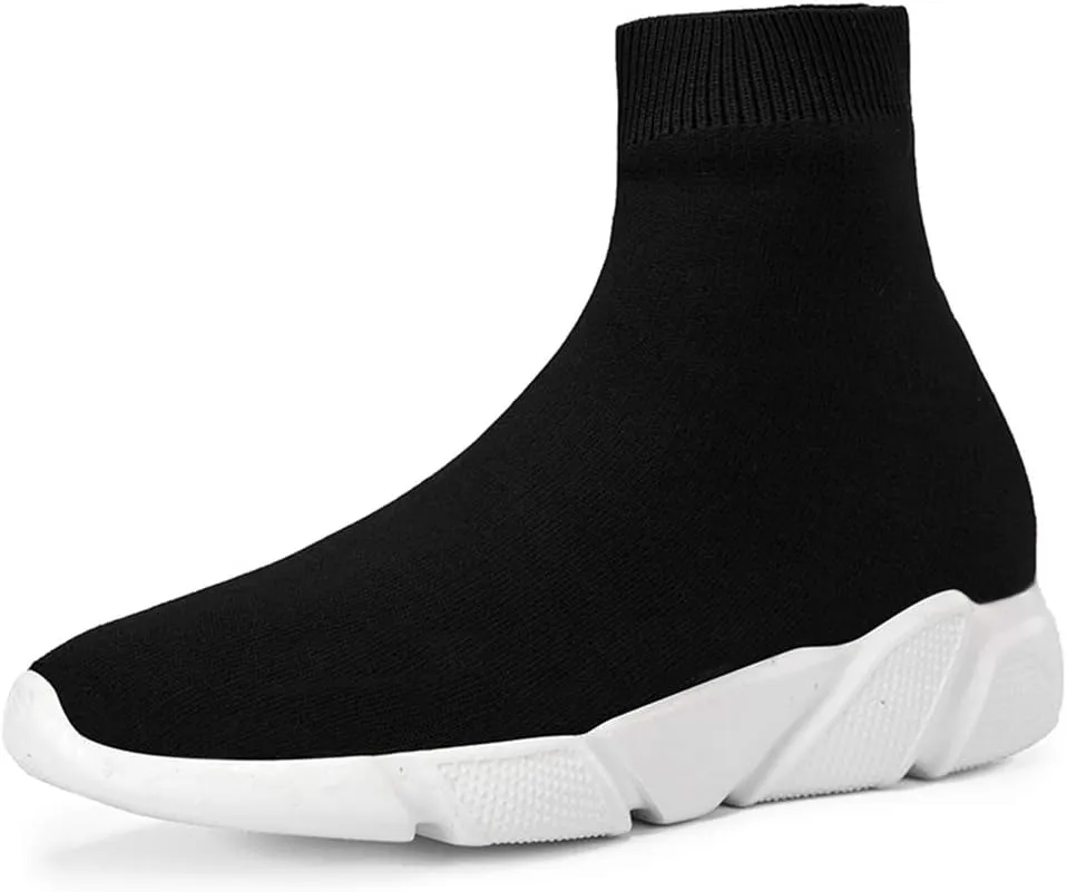 SUNROLAN Fashion Lightweight Sock Sneakers for Women Athletic Running Shoes Breathable Walking Shoes