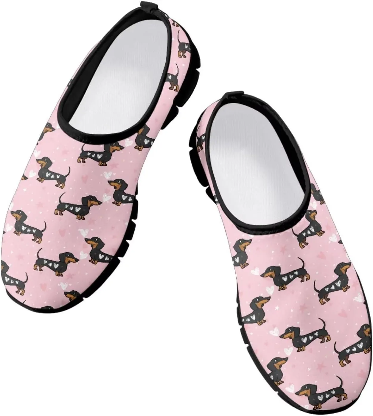 SYtrade Women's Art Loafers Slip On Breathable Walking Shoes Black Sole