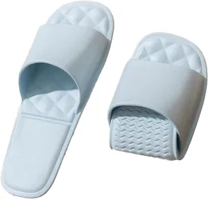 Travel Slippers for Women and Men, Portable Foldable Slippers with Storage Bag, Soft Comfy Non-Slip Quick Dry House Bathroom Shower Shoes Spa Gym Swimming Beach Sandals