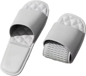 Travel Slippers for Women and Men, Portable Foldable Slippers with Storage Bag, Soft Comfy Non-Slip Quick Dry House Bathroom Shower Shoes Spa Gym Swimming Beach Sandals