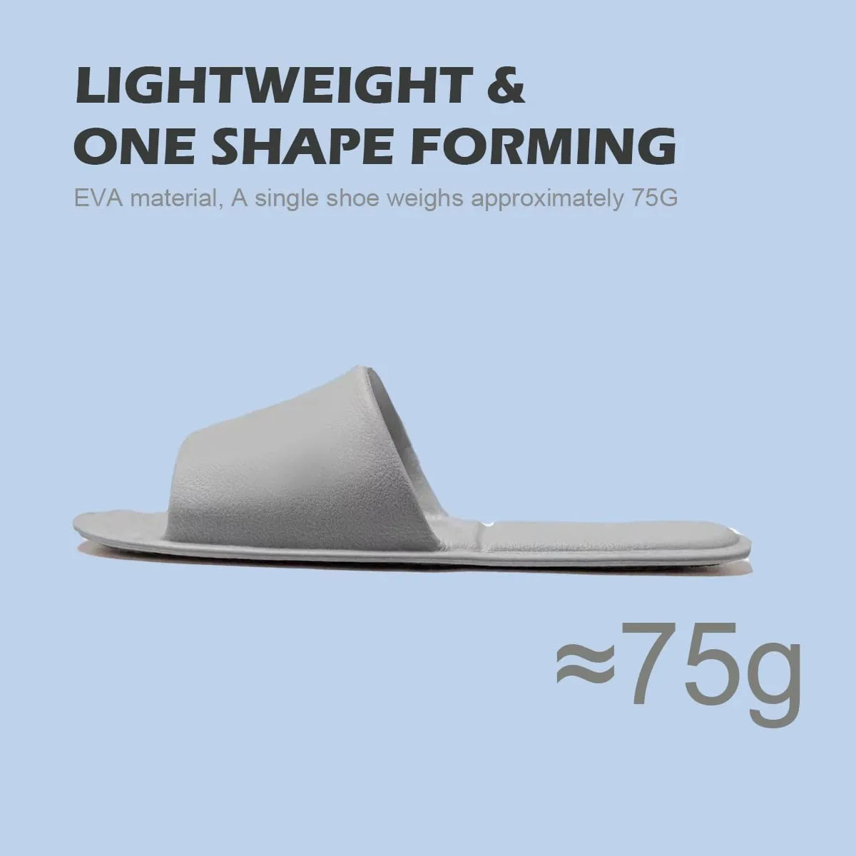 Travel Slippers for Women and Men, Portable Foldable Slippers with Storage Bag, Soft Comfy Non-Slip Quick Dry House Bathroom Shower Shoes Spa Gym Swimming Beach Sandals