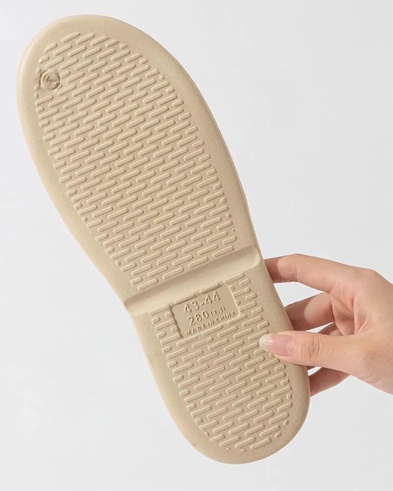 Travel Slippers for Women and Men Soft Comfy Foldable Portable House Bathroom Shower Shoes Folding Massage Slides Beach Hotel Sandals