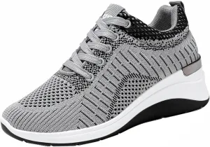 Women Running Shoes Mesh Athletic Sport Sneakers Gym Tennis Casual Walking Casual Trainers