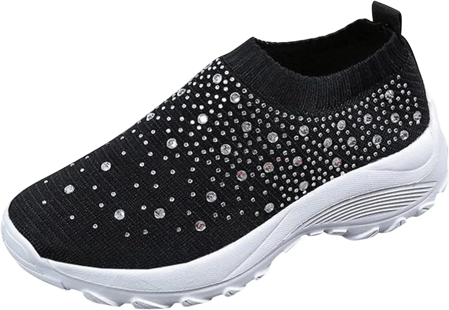 Women Sneakers Size 9 Wide Womens All Black Flat Tennis Shoes Slip On Womens Shoes Casual Fall Boots Plantar Fasciitis Relief Shoes for Women Wide Width Comfy Fall Shoes for Women 2023 Trendy