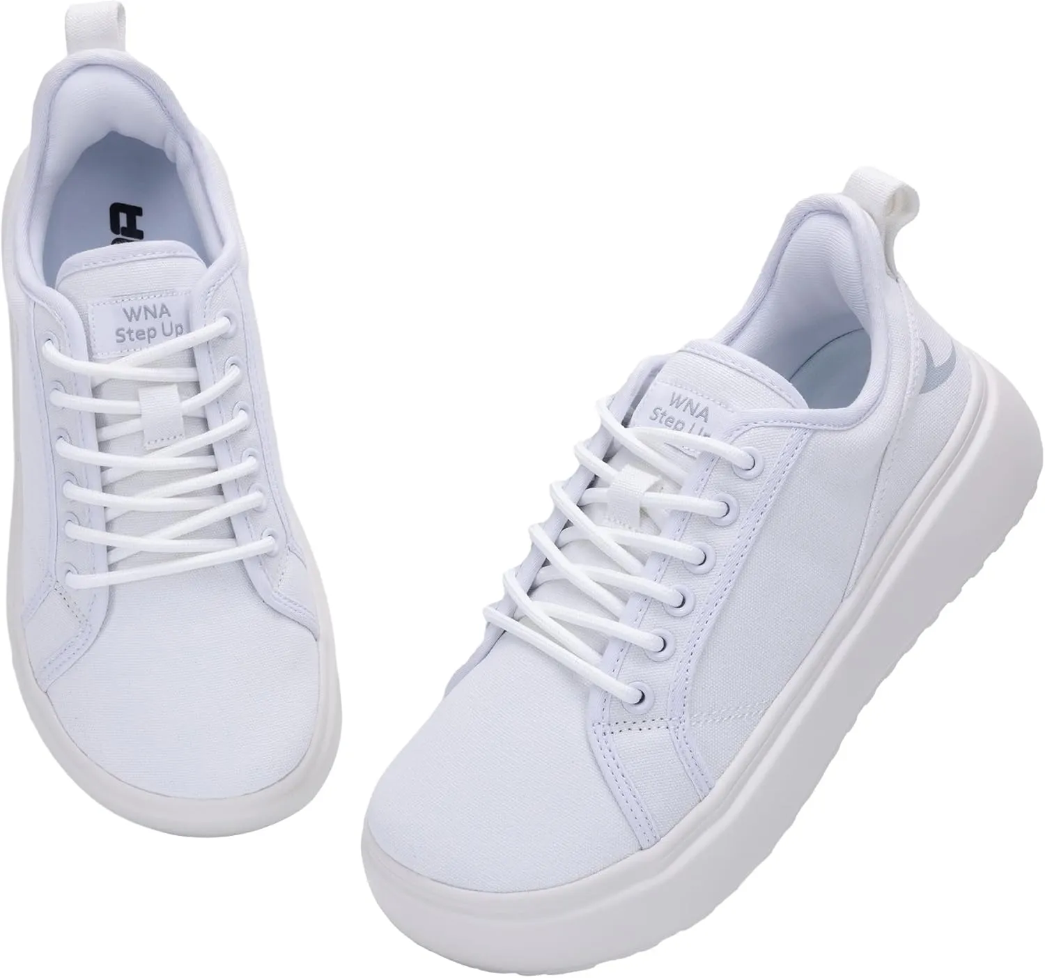 Women Wide Toe Sneakers Lightweight Walking Shoes Canvas Comfortable Loafers