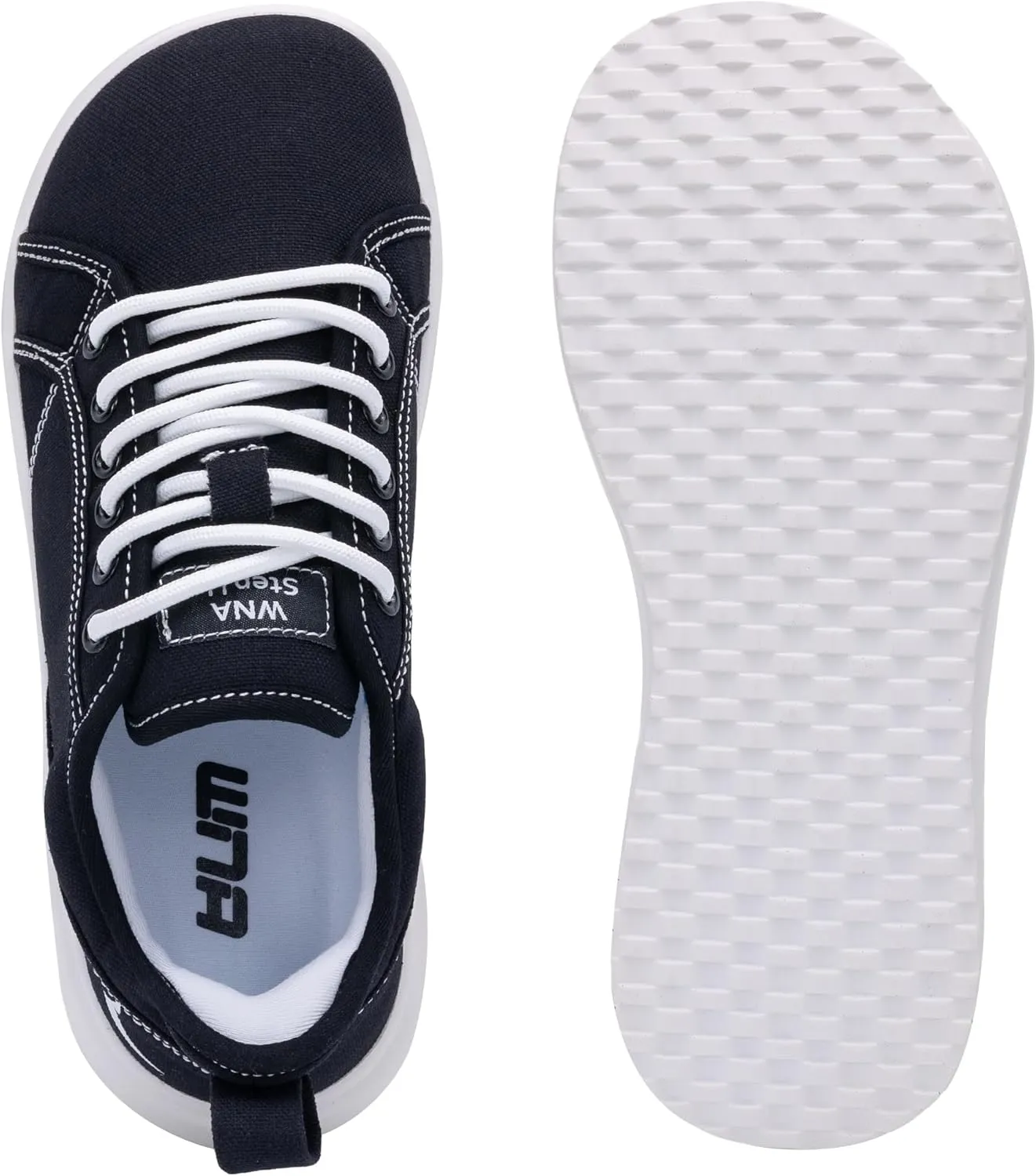 Women Wide Toe Sneakers Lightweight Walking Shoes Canvas Comfortable Loafers