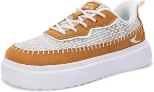 Women Wide Toe Sneakers Lightweight Walking Shoes Canvas Comfortable Loafers