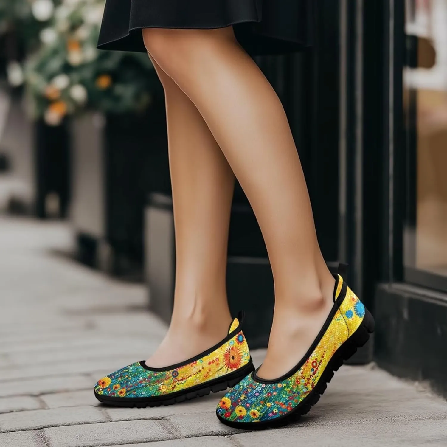 Women's Casual Shoes Slip-on Stylish Loafers Comfortable Lightweight Walking Shoes SizeUS 6-11