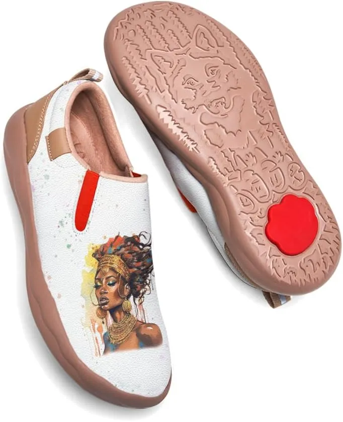 Women's Comfortable Travel Shoes Casual Loafers Slip On Ladies Lightweight Walking Shoes