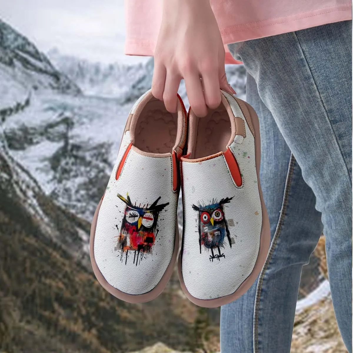 Women's Comfortable Travel Shoes Casual Loafers Slip On Ladies Lightweight Walking Shoes