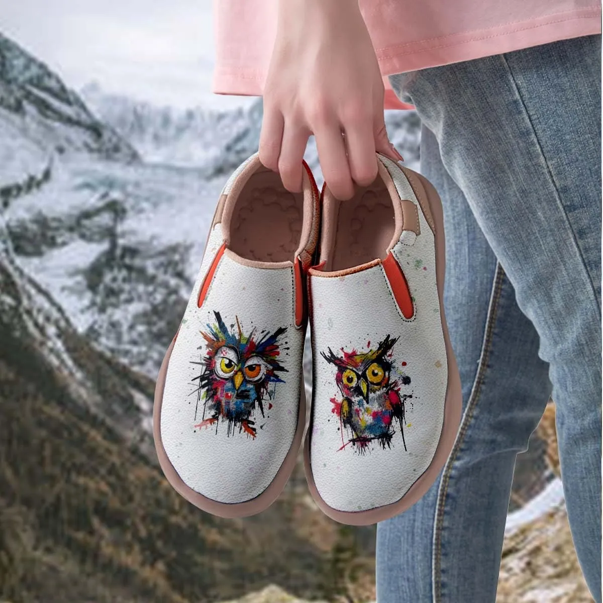 Women's Comfortable Travel Shoes Casual Loafers Slip On Ladies Lightweight Walking Shoes