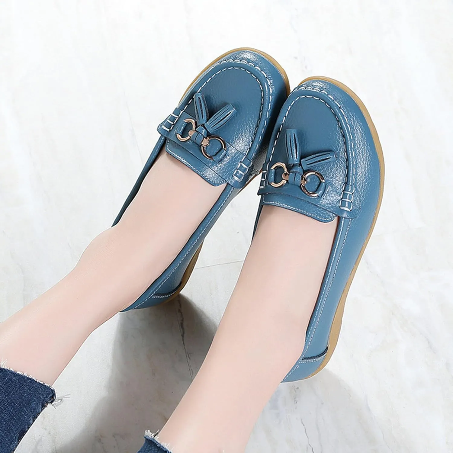 Womens Flats Shoes Comfortable Loafers Walking Shoes Slip On Work Shoes Comfort Work Shoes Dressy Office Shoes