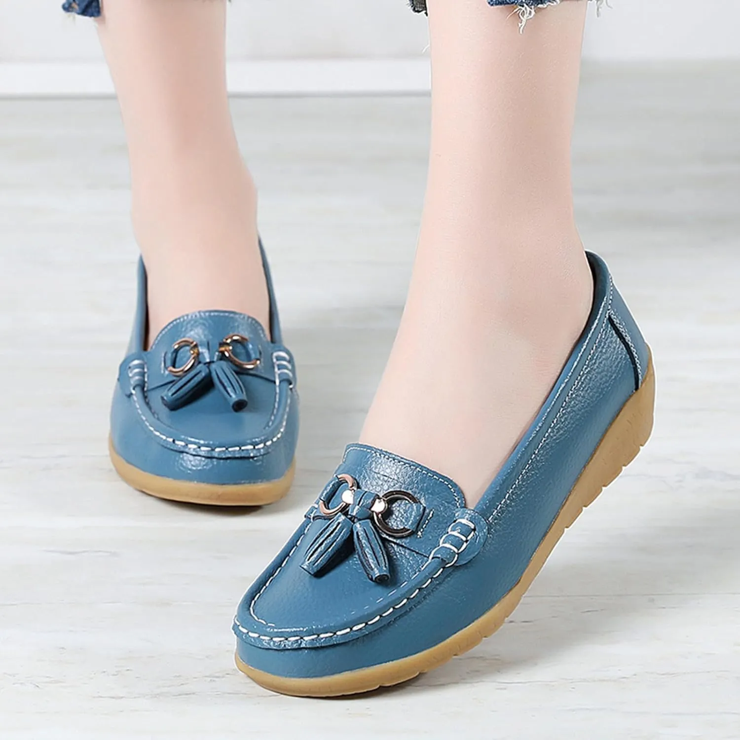 Womens Flats Shoes Comfortable Loafers Walking Shoes Slip On Work Shoes Comfort Work Shoes Dressy Office Shoes
