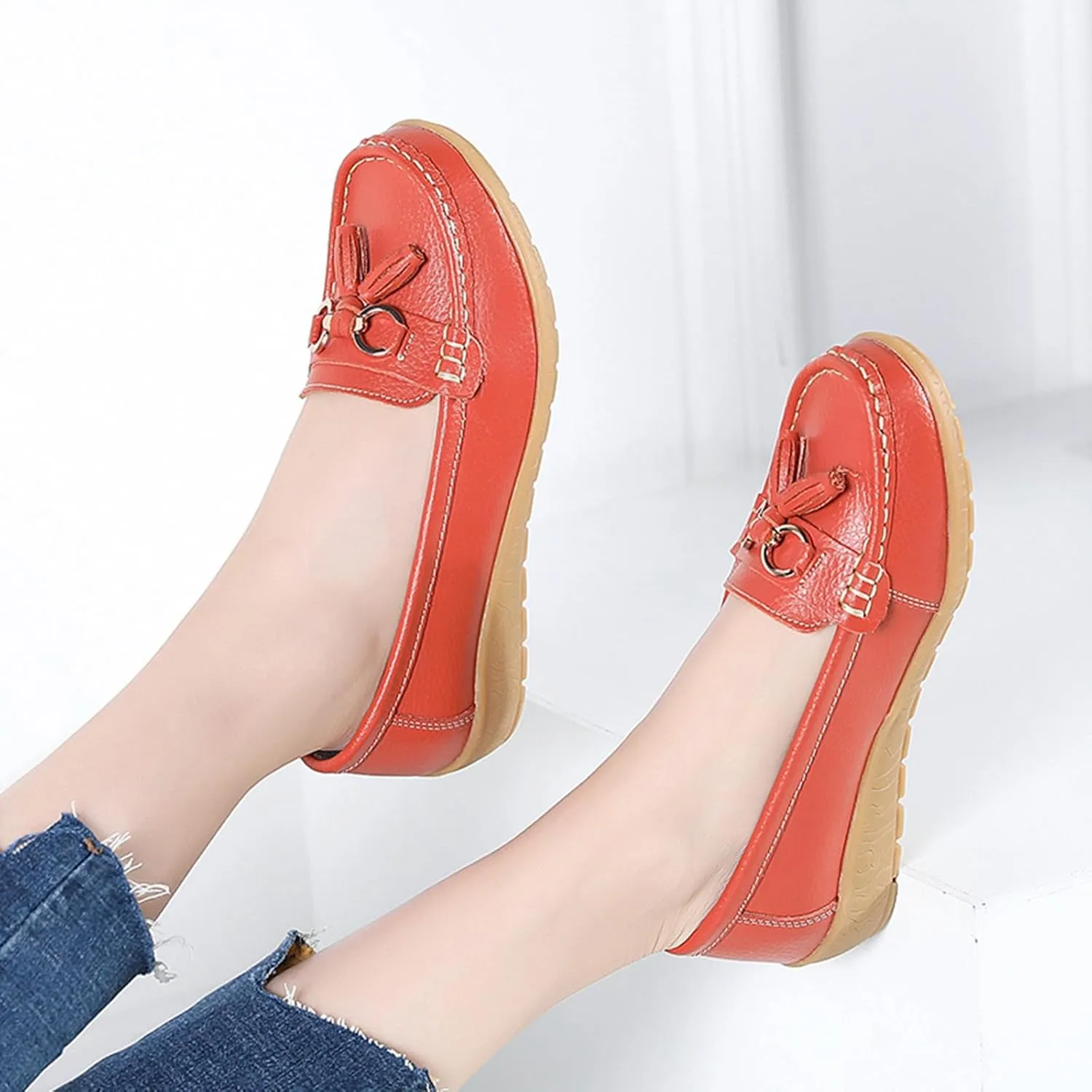 Womens Flats Shoes Comfortable Loafers Walking Shoes Slip On Work Shoes Comfort Work Shoes Dressy Office Shoes