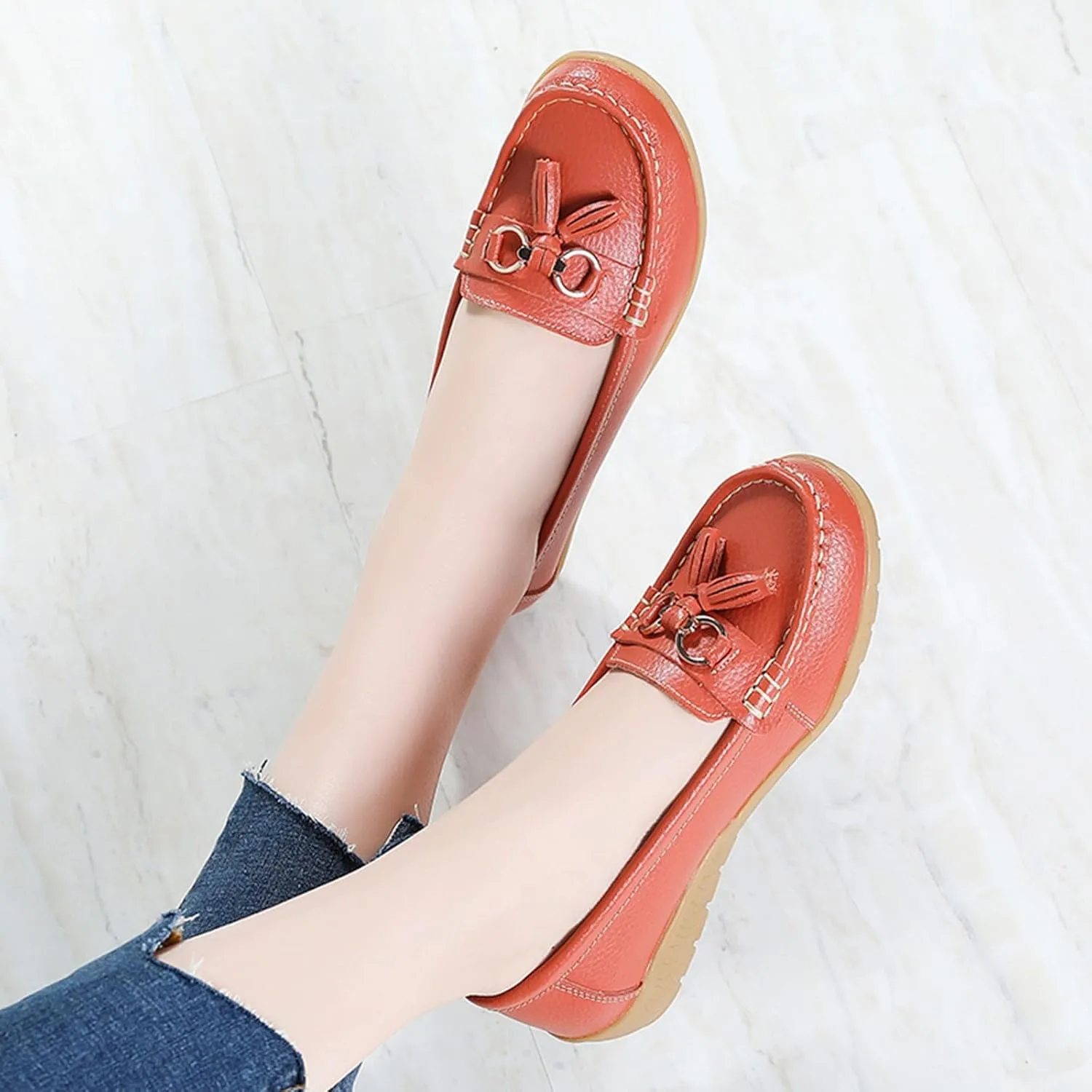 Womens Flats Shoes Comfortable Loafers Walking Shoes Slip On Work Shoes Comfort Work Shoes Dressy Office Shoes
