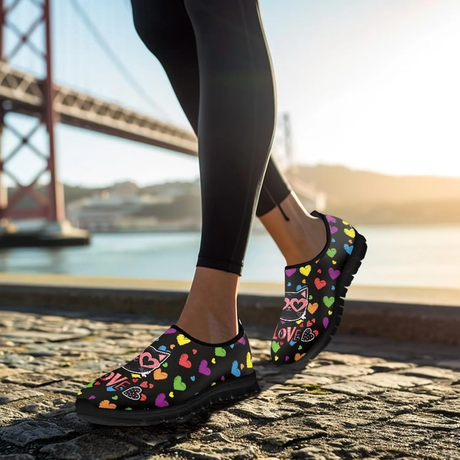 Women's Loafers & Slip-Ons Breathable Walking Shoes Women for Driving Travel
