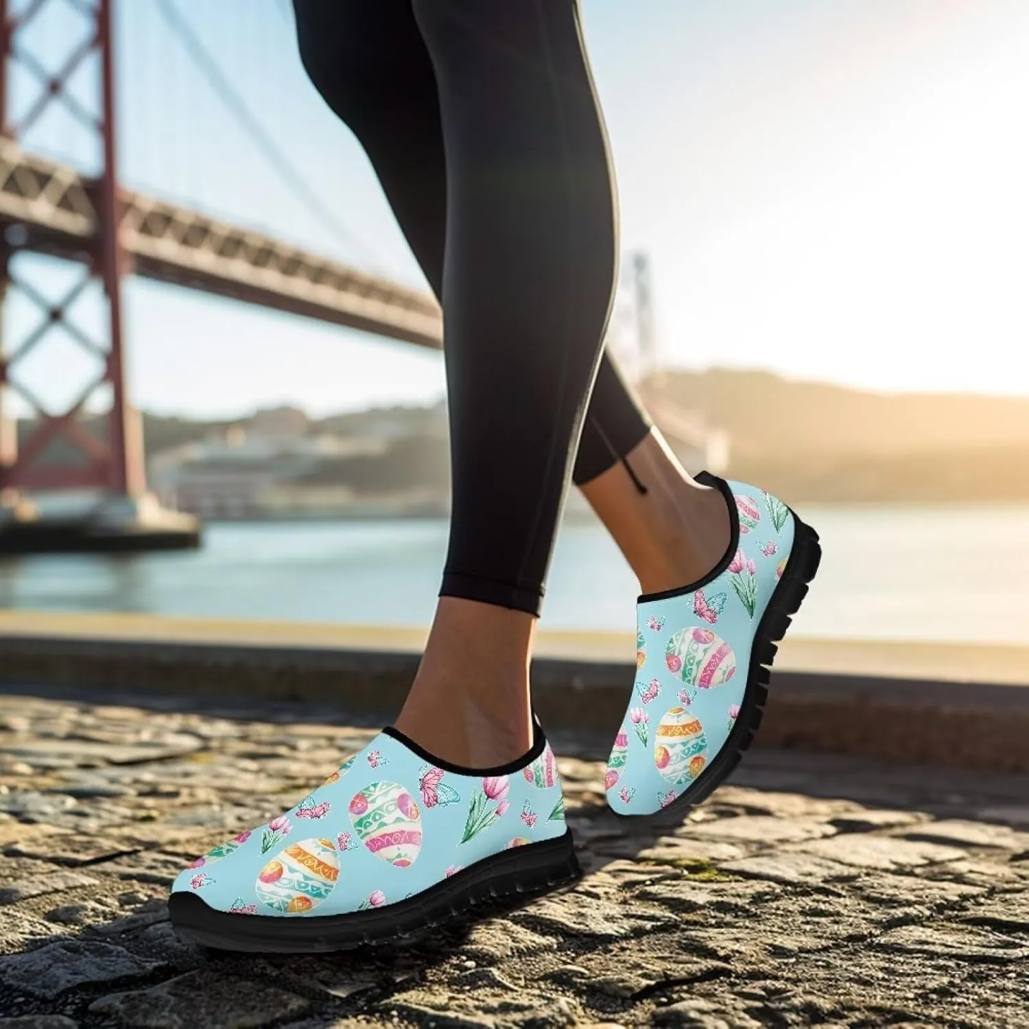 Women's Loafers & Slip-Ons Breathable Walking Shoes Women for Driving Travel